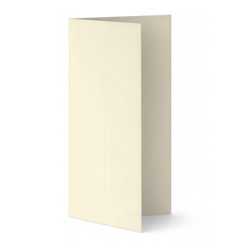 100 Pack Elegant Natural Cream Linen 8.5" x 11" Scored Cardstock Paper – Folds to 4.25" x 11" – Menu & Program Paper – Inkjet & Laser Printer Compatible – Made in USA - style: Cream Linen