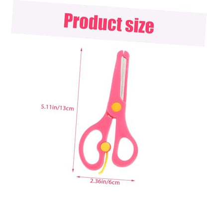 Veemoon 12Pcs Safety Scissors Plastic Blunt Tip Scissors for Preschool Crafting Comfortable Grip for DIY Projects