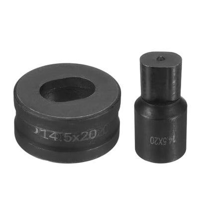 HARFINGTON Hydraulic Hole Punch Die 14.5mm x 20mm Oval Hole 40Cr Steel Electric Punching Kit for CH70 Electric Punching Machine, Black - size: 14.5mm x 20mm