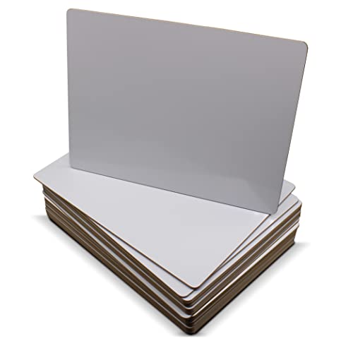 Flipside Products 9" x 12" Two-Sided Dry Erase White Boards, Classroom Pack, Double Sided Lapboard for Class, Reusable for Group Participation - 24 Pack - size: 12"W x 9"H, style: 24 Pack