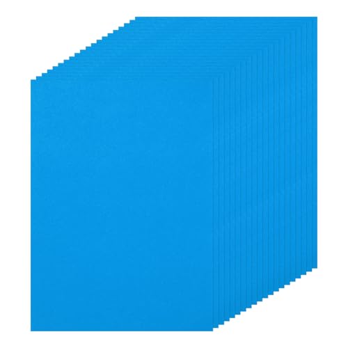 DMiotech 20 Pack Sanded Pastel Papers 11 x 8 Inch, Blue Pastel Papers 160GSM Art Cardstock Papers for Artists Crayons Charcoal DIY Crafts - color: Blue, size: 11 x 8 Inch
