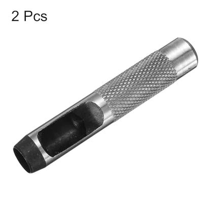 HARFINGTON 2pcs Leather Round Hole Punch, 13mm Hollow Hole Puncher Cutter Carbon Steel Circle Hole Punching Cutting Tool for Belt/DIY Leather Craft - size: 13mm