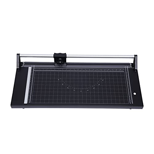 24Inch Rotary Trimmer Paper Cutter,Manual Precision Paper Cutters Trimmers Photo Paper Cutter with Automatic Paper Weighting,Self-Sharpening for Craft Paper, Card Stock and Office Paper - color: 24 Inches-2