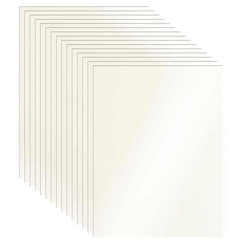 Guakicae 28 Sheets Cream Shimmer Cardstock 8.5 x 11 Ivory Paper, 250gsm/92lb Premium Off White Card Stock for DIY Cards Making, Wedding Invitations, Paper Crafting, Greeting Cards, Office Printing - color: Cream, size: 28 Sheets
