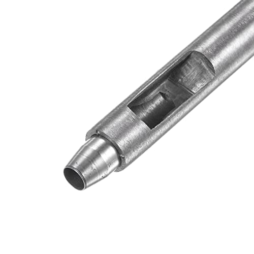 HARFINGTON Leather Hole Punch 6mm Straight Round Punch Grommet Snap Rivet Setter for Leather Craft Clothing Handbag Fabric Curtain - size: 6mm