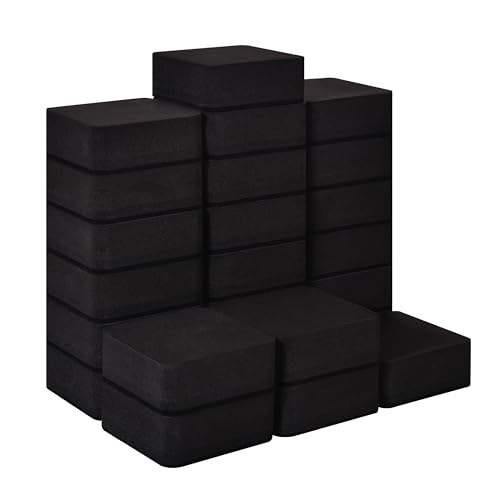 Dry Erase Erasers, 24 Pack Magnetic Whiteboard Erasers for Kids and Students, Mini Dry Erase Board Erasers for Classroom Home, and Office, Black - color: Square- Black