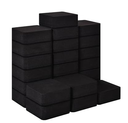 Dry Erase Erasers, 24 Pack Magnetic Whiteboard Erasers for Kids and Students, Mini Dry Erase Board Erasers for Classroom Home, and Office, Black - color: Square- Black