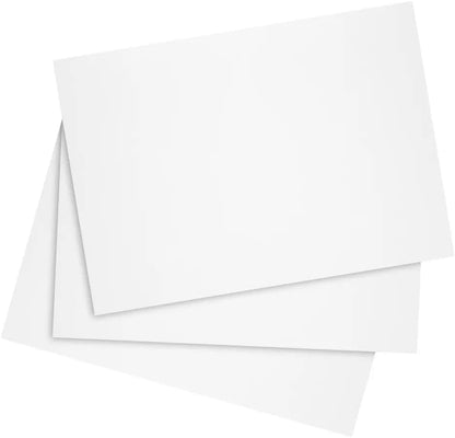 Reskid White Cardstock Thick Paper - Blank Heavy Weight 110 lb Cover Card Stock - 500 Pack (12x12, Inches)