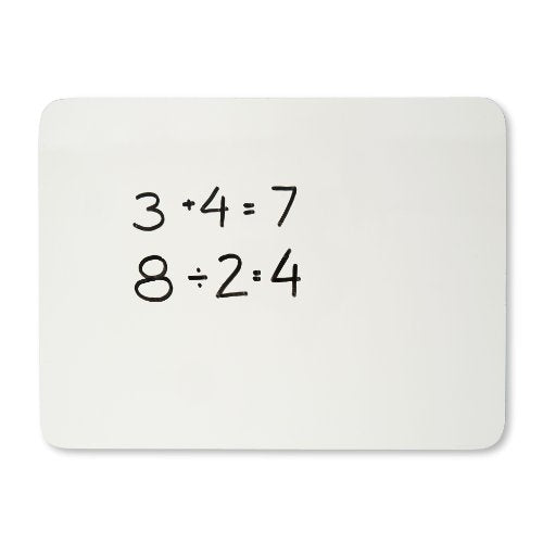 Charles Leonard Dry Erase Board, Two Sided, Lined/Plain, 9" x 12" (35120) - color: Plain & Lined, size: 9"W x 12"H, style: 2-Sided Masonite Board