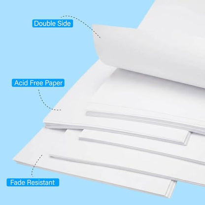 30Pcs Poster Board VinTS 11.7x16.5 Inches White Poster Paper, 230G Thickness Poster Board Bulk, Blank Graphic Display Board for School Arts, Classroom Crafts, exhibits and Notices (Pack of 30) - color: White, size: 30 Pack 11.7x16.5