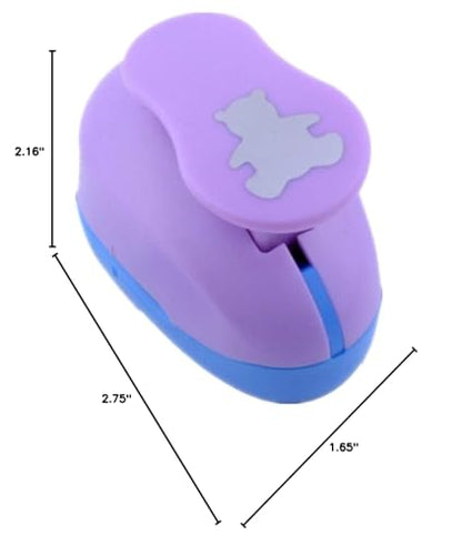 ODETOJOY Handheld Scrapbooking Punch Cutters Engraving Album Cards Paper Crafts Puncher Hole Punches Supplies with Shape Bear - size: Bear