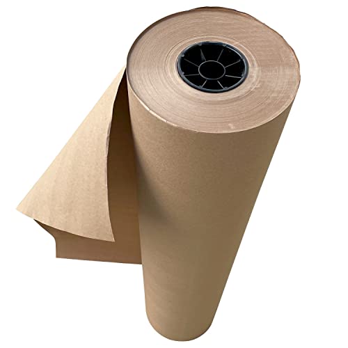 Durable Kraft Paper Rolls - 75 lb. Recycled Brown Paper by Sandbaggy - size: 1 roll - 3 ft x 475 feet/roll (1425 sq ft)
