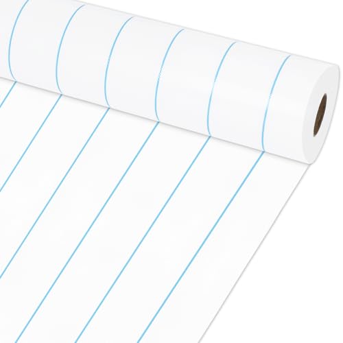 Lined Bulletin Board Roll Non-Woven Fabric Poster 15.7" x65.6ft - color: Lined, size: 787.2" x 15.7"