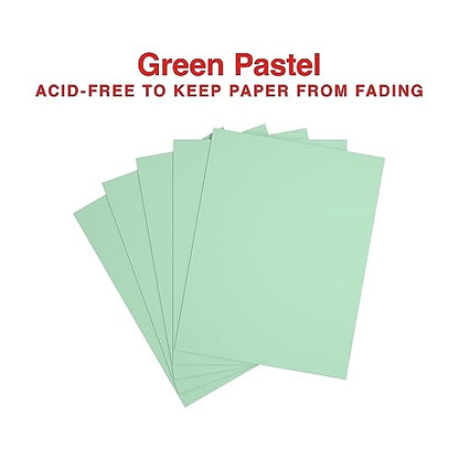 Staples 30% Recycled Color Copy Paper, 20 lbs., 8.5" x 11", Green, 500/Ream, For Office, School & Home - style: Green