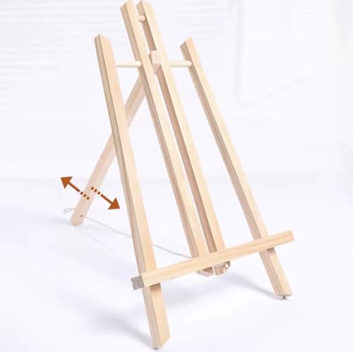 2PCS 12 Inch Wood Tabletop Easel -Easel Stand for Painting, Perfect for Parties, Art Projects, and Creative Displays.