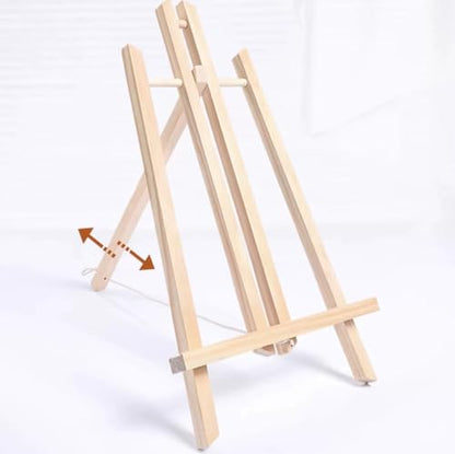 2PCS 12 Inch Wood Tabletop Easel -Easel Stand for Painting, Perfect for Parties, Art Projects, and Creative Displays.