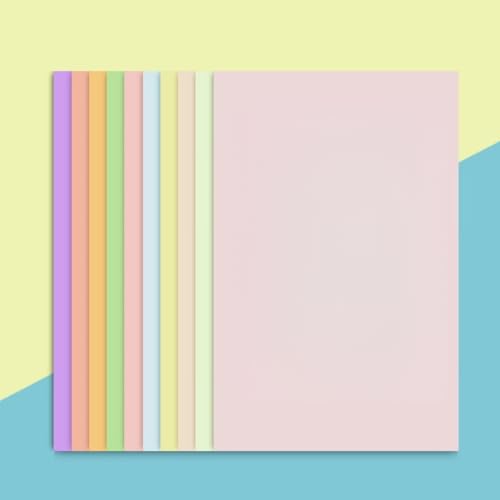KYMY Colored Cardstock Paper, 30 Sheets A4 Heavy Weight Card Stock 85lb/230gsm, 10 Assorted Bright Colors Thick Cardstock for Crafts, Card Making, Invitations, Scrapbooking, DIY Printing, Projects - color: Mixed