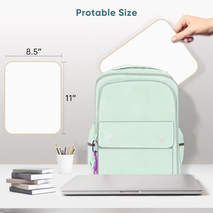 VUSIGN Small Dry Erase White Board, 8.5 x 11 Inches Mini Whiteboard, Magnetic Board for Wall, Fridge, Locker, Gold - color: Gold