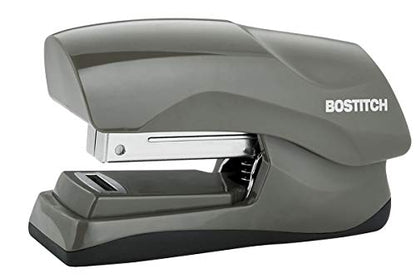 Bostitch Office Heavy Duty Stapler, 40 Sheet Capacity, No Jam, Half Strip, Fits into the Palm of Your Hand, For Classroom, Office or Desk, Gray - color: Gray, style: Compact
