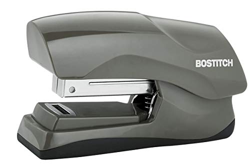Bostitch Office Heavy Duty Stapler, 40 Sheet Capacity, No Jam, Half Strip, Fits into the Palm of Your Hand, For Classroom, Office or Desk, Gray - color: Gray, style: Compact