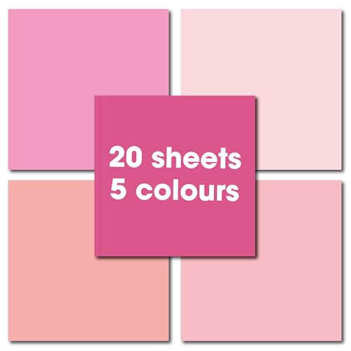 36 Sheets 12x12 Pink Cardstock Scrapbook Decorative Paper - 220gsm Pink Solid Glitter Shimmer - for Card Making Journaling Origami Scrapbook Paper Scrapbooking Supplies Spring