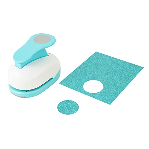 1.18 inch Circle Punches 30mm Hole Punch Circle Cutter for Paper Crafts Scrapbooking Handmade Paper Punch Paper Circles Greeting Cards,Cardstock, DIY Albums Photos,Card Making 30mm Circular - size: 1.18 inch Blue