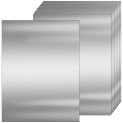25 Sheets Metallic Silver Cardstock Paper Cardstock 8.5 x 11 Shimmer Sheets 250gsm/92lb Heavyweight Scrapbook Paper for Certificates, Invitations, Greeting Cards, Crafts, Graduations (Sliver) - color: Silver