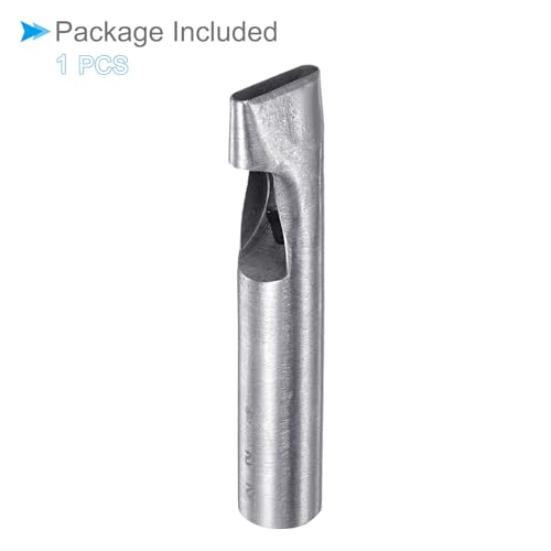 Hollow Punch, 4mm x 22mm Hole, 45# Steel Oval Shaped Gasket Tool - (Applications: for Leather DIY Leathercraft Wallet) - size: 4mm x 22mm