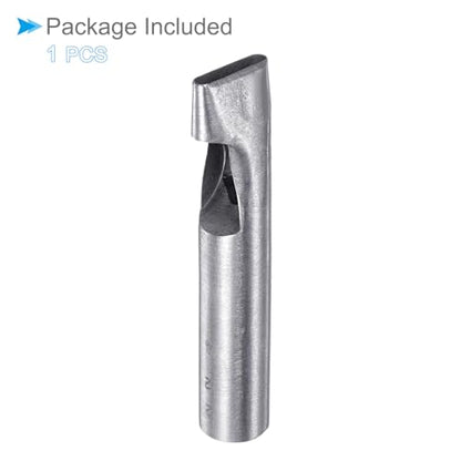 Hollow Punch, 4mm x 22mm Hole, 45# Steel Oval Shaped Gasket Tool - (Applications: for Leather DIY Leathercraft Wallet) - size: 4mm x 22mm