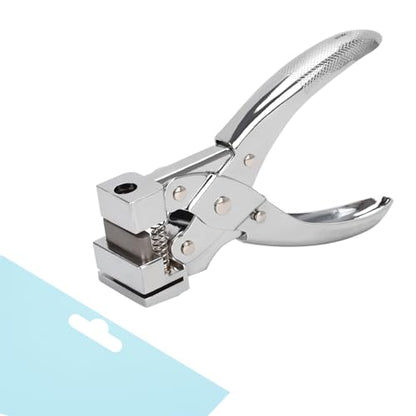 T-Slot Hole Punch Heavy Duty - Handheld Punch for ID Cards, Plastic, Cardstock, Cardboard & PVC - Sharp Visible Blade Edge, Durable Zinc Alloy Construction, Easy Spring Action for Fast, Clean Holes - style: T-Slot