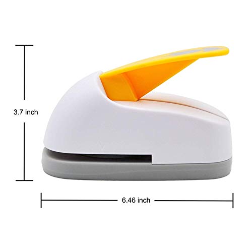 Craft Lever Punch 3 inch Hexagon Paper Punch Professional Tool for Paper Crafting DIY Projects，Gifts，Stationery，Education，Greeting Cards Arts Fun Projects - color: Hexagon