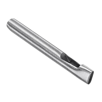 Hollow Punch, 4mm x 13mm Hole, 45# Steel Oval Shaped Gasket Tool - (Applications: for Leather DIY Leathercraft Wallet) - size: 4mm x 13mm