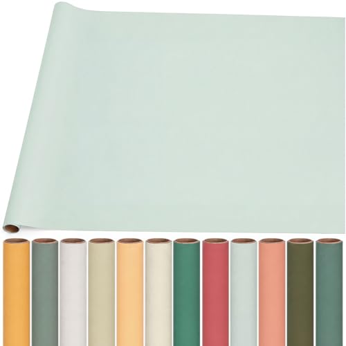 Breling 12 Rolls Colored Bulletin Board Paper 4 x 12 ft Fade Resistant Bulletin Board Paper Roll Bulk for Art Background Decor Drawing Craft Painting (Warm Color) - color: Warm Color