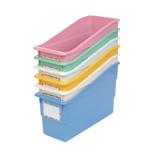 Really Good Stuff Durable Book and Binder Holders - 6 Pack - Bold Vibes - color: Bold Vibes