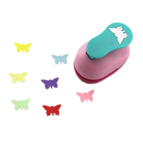 ODETOJOY Handheld Scrapbooking Punch Cutters Clearance Engraving Album Cards Paper Crafts Puncher Hole Punches Supplies with Shape (Butterfly) - size: Butterfly