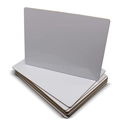 Flipside Products 9" x 12" Two-Sided Dry Erase White Boards, Classroom Pack, Double Sided Lapboard for Class, Reusable for Group Participation - 12 Pack - size: 12"W x 9"H, style: 12 Pack