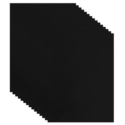 Guakicae 40 Sheets Black Cardstock 8.5 x 11 Printer Paper, 75lb Heavyweight Black Construction Paper Card Stock for Invitatins, Crafting, Memus, DIY Making Cards, Scrapbooking - color: Black, size: 40 Sheets