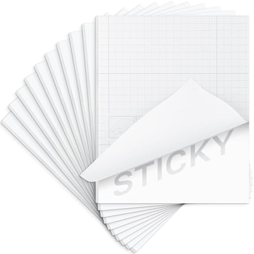 Golden State Art, 16x20 One Side Self Adhesive White Foam Boards 10 Pack 3/16" Thick Lightweight but Sturdy Self Sticky Foam Boards for Projects, Pictures, Decorations and Craft Display - size: 16x20