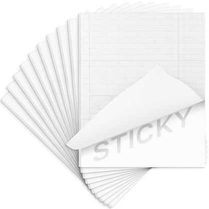 Golden State Art, 16x20 One Side Self Adhesive White Foam Boards 10 Pack 3/16" Thick Lightweight but Sturdy Self Sticky Foam Boards for Projects, Pictures, Decorations and Craft Display - size: 16x20