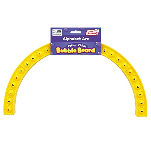Junior Learning Alphabet Arc Bubble Board, Double-Sided, Ages 4-7, Letter Recognition, K-2 - size: Medium