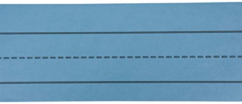 School Smart Ruled Rainbow Sentence Strips, Rainbow ,3 x 24 Inches (Pack of 100) - size: 3 x 24 Inches (Pack of 100)