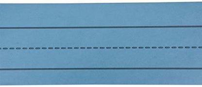 School Smart Ruled Rainbow Sentence Strips, Rainbow ,3 x 24 Inches (Pack of 100) - size: 3 x 24 Inches (Pack of 100)