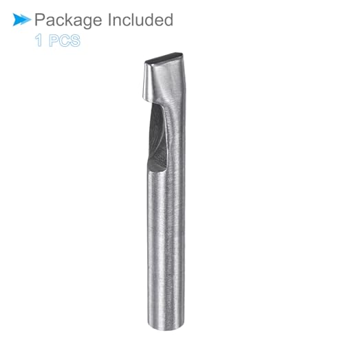Hollow Punch, 4mm x 15mm Hole, 45# Steel Oval Shaped Gasket Tool - (Applications: for Leather DIY Leathercraft Wallet) - size: 4mm x 15mm