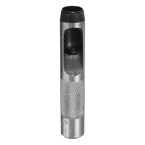 HARFINGTON Leather Round Hole Punch, 14mm Hollow Hole Puncher Cutter Carbon Steel Circle Hole Punching Cutting Tool for Belt/DIY Leather Craft - size: 14mm