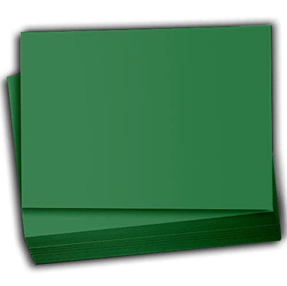 Hamilco Colored Scrapbook Cardstock Paper 5x7 Card Stock Paper 65 lb Cover 100 Pack (Brilliant Green) - color: Brilliant Green