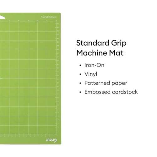 Cricut StandardGrip Cutting Mat Pack (6 Count, 12in x 12in) - for Explore & Maker Machines - size: 12x12, style: 6 Count