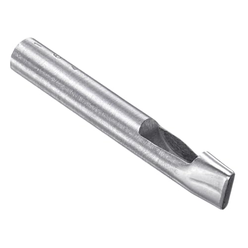 Hollow Punch, 4mm x 16mm Hole, 45# Steel Oval Shaped Gasket Tool - (Applications: for Leather DIY Leathercraft Wallet) - size: 4mm x 16mm