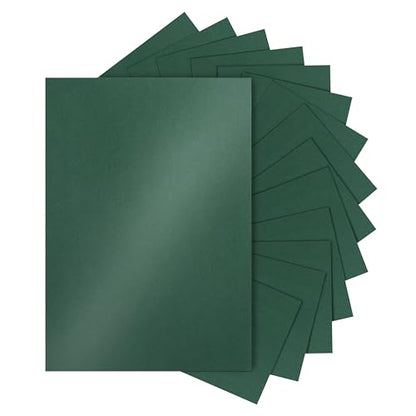 Silunkia 28 Sheets Christmas Green Shimmer Cardstock 8.5 x 11 Craft Paper, 92lb Premium Paper Card Stock for DIY Cards Making, Anniversaries, Wedding Invitations, Greeting Cards - color: Green, size: 28 Sheets