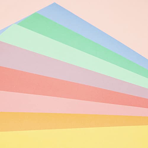 Craftelier - Cardstock Set Pastel | Pack of 24 Double Sided Cardstock for Cardmaking, Scrapbooking and Craft Projects | Weight 240 grams | Size 30,48 cm x 30,48 cm (12" x 12") - color: Pastel, size: 12" x 12"