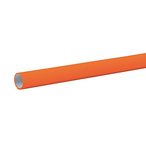 Pacon PAC57108-A1 Fadeless Paper Roll, 48" Width, 12' Length, Orange (Pack of 4) - color: Orange